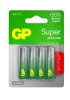 GP батарейки super alkaline 15A3/1-2CR4 AA LR06 4шт 19716